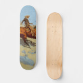 Der Cowboy Frederic Remingtons (1902) Skateboard (Vorderseite)