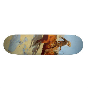 Der Cowboy Frederic Remingtons (1902) Skateboard