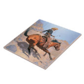 Der Cowboy (Öl auf Leinwand) Fliese (Seite)