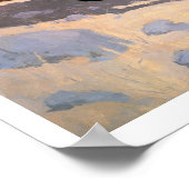 Der Cowboy (Öl auf Leinwand) Poster (Ecke)