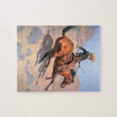 Der Cowboy (Öl auf Leinwand) Puzzle (Horizontal)