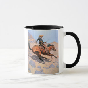 Der Cowboy (Öl auf Leinwand) Tasse