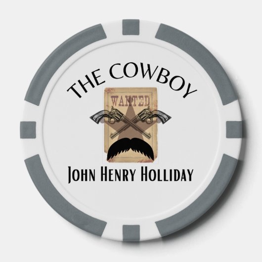 Der Cowboy Pokerchips (Vorderseite)
