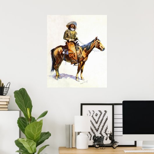 Der Cowboy Poster (Heimbüro)
