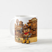 Der Cowboy Saloon Kaffeetasse (Vorderseite Links)