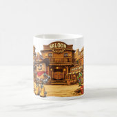 Der Cowboy Saloon Kaffeetasse (Mittel)