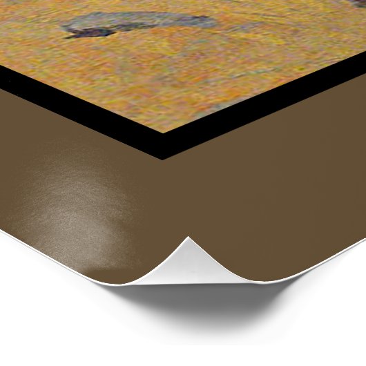 Der Cowboy von Frederic Remington Poster (Ecke)