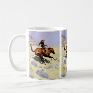 Der Cowboy von Remington, Vintage Kavallerie Milit Kaffeetasse