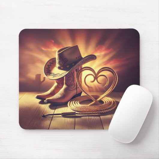 Der Cowboy-Weg Mousepad (Mit Mouse)