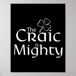 Der Craic ist vielleicht der Niedliche irische St. Poster
