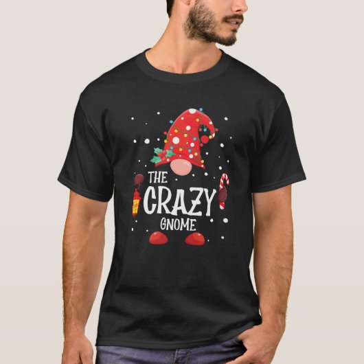 Der Crazy Gnome Matching Family Gnome Pa T-Shirt (Vorderseite)