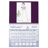 Der Creepy u. niedliche Kalender Janes Austen (Feb 2027)