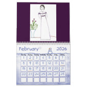 Der Creepy u. niedliche Kalender Janes Austen (Feb 2026)
