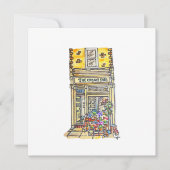 Der cremige Shed Green Grocer Feiertagskarte (Vorderseite)