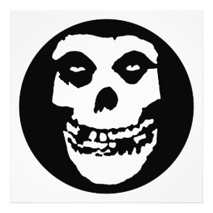 Der Crimson Ghost Vintage B-Movie-Horror-Punk Fotodruck