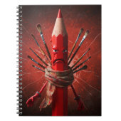 Der Crimson Scribbler Notizblock (Vorderseite)