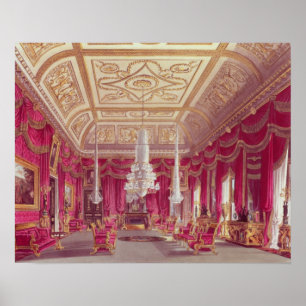 Der Crimson Zeichnend Saal, Carlton House Poster
