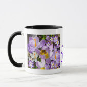 DER CROCUS-TASTER ~ Monogramm-Ringer-Tasse Tasse (Links)