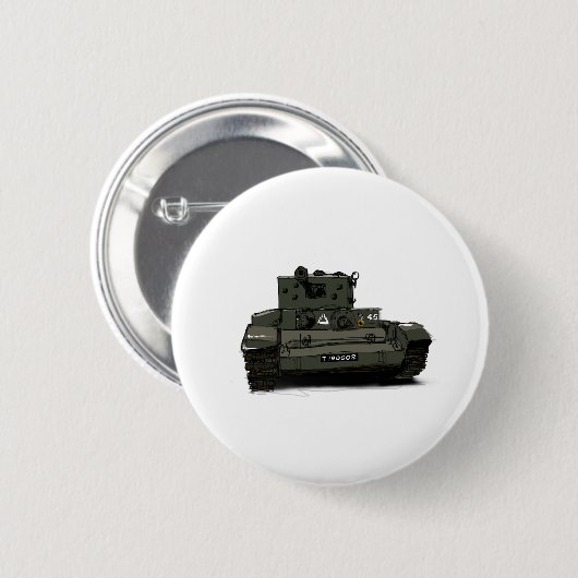 Der Cromwell Cruiser-Tank Button (Vorne & Hinten)