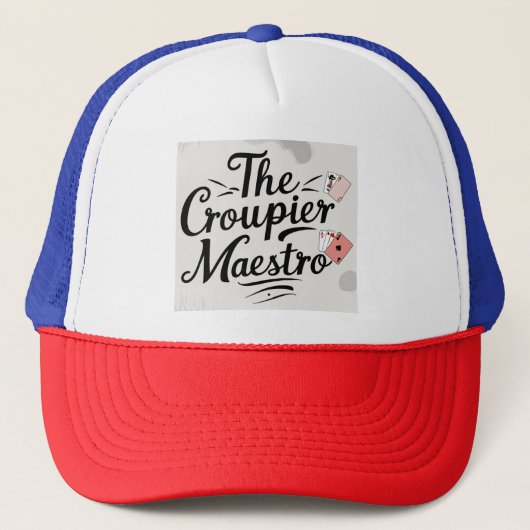 Der Croupier Maestro Truckerkappe (Vorderseite)