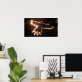 Der CROW Fire Bird Poster (Heimbüro)