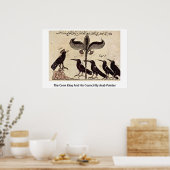 Der Crow King und sein Rat von arabischen Maler Poster (Küche)