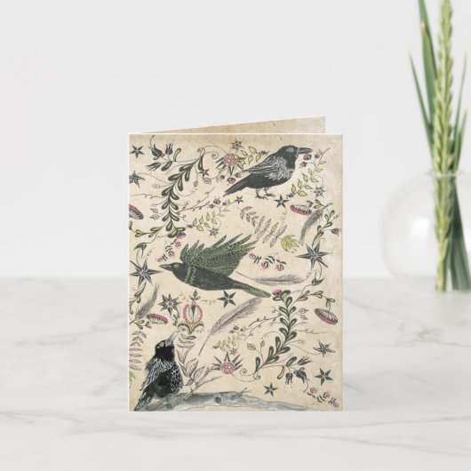 Der Crow Omen Karte (Vorderseite)