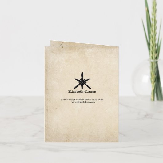 Der Crow Omen Karte (Rückseite)