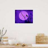 Der Crow und der Amethyst-Mond Poster (Küche)