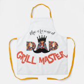 Der "Crowned Grill Master": Geometrische Buchstabe Schürze (Vorderseite)