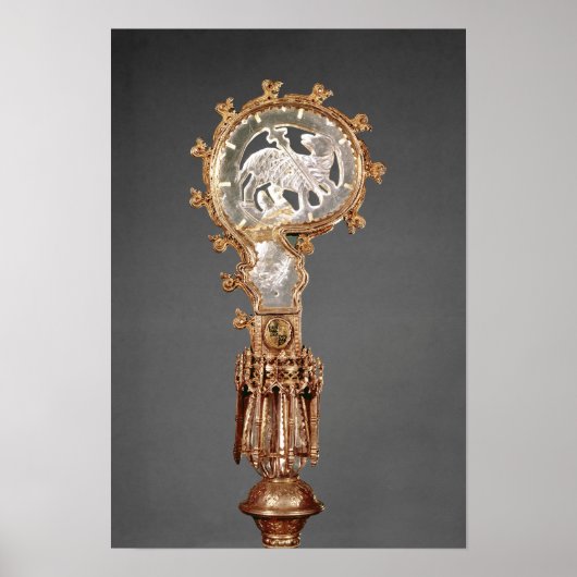 Der Crozier der Abbesses des Zisterzikers Poster (Vorne)