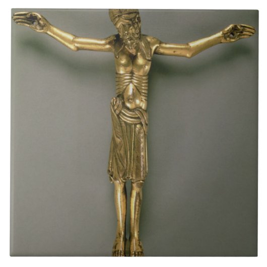 Der Crucified Christus, Franzosen, zweite Hälfte Fliese (Vorderseite)