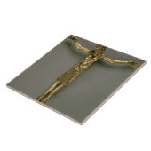 Der Crucified Christus, Franzosen, zweite Hälfte Fliese (Seite)