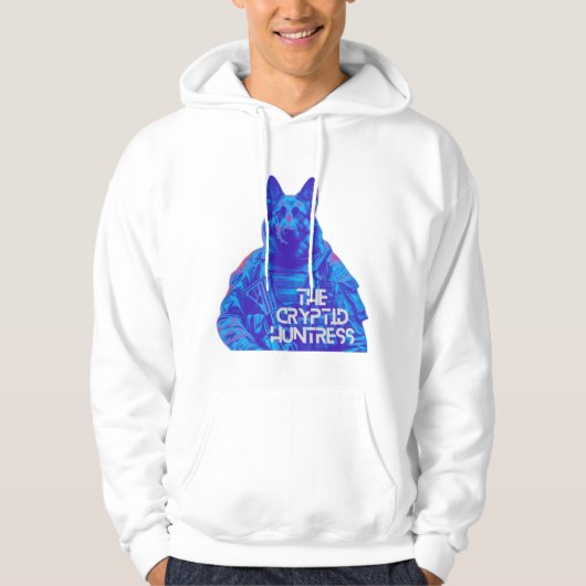 Der Cryptid Huntress Dogman Hoodie (Vorderseite)
