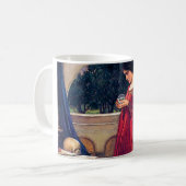 Der Crystal Ball, John William Waterhouse Kaffeetasse (Vorderseite Links)