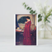 Der Crystal Ball, John William Waterhouse Postkarte (Stehend Vorderseite)