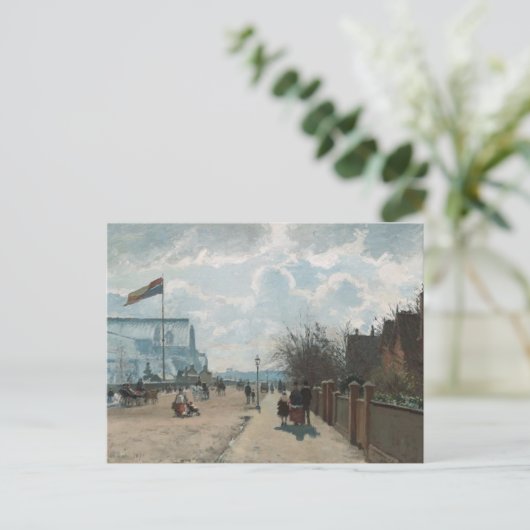 Der Crystal Palace ~ Camille Pissarro Postkarte (Stehend Vorderseite)