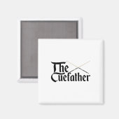 Der Cuefather Billard Snooker Pool Billardplayer C Magnet (Vorderseite/Rückseite)