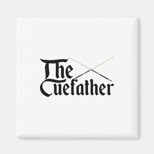 Der Cuefather Billard Snooker Pool Billardplayer C Magnet (Vorne)
