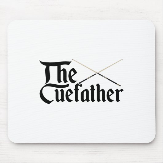 Der Cuefather Billard Snooker Pool Billardplayer C Mousepad (Vorne)