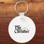 Der Cuefather Billard Snooker Pool Billardplayer C Schlüsselanhänger (Vorderseite)