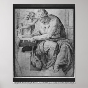 Der Cumaean Sibyl nach Michangelo Buonarroti Poster