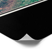 Der Cumberland Gap National Park Satellite Karte Poster (Ecke)