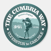 Der Cumbria-Weg (T) Magnet (Vorne)