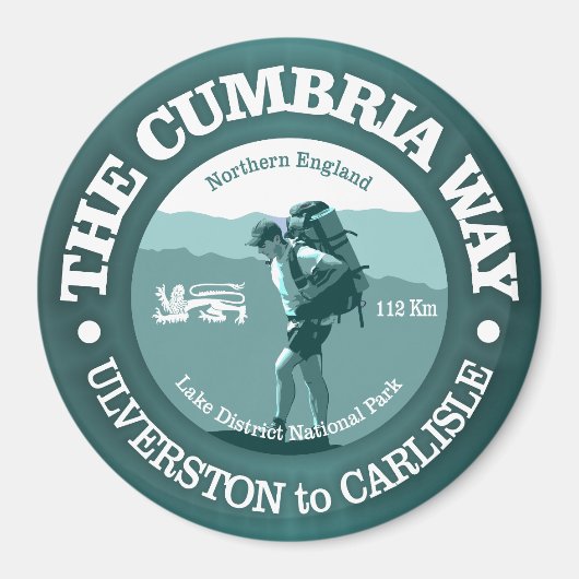 Der Cumbria-Weg (T) Magnet (Vorne)