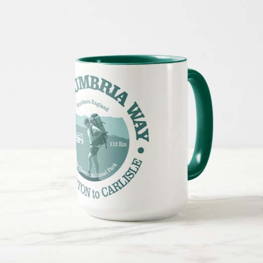 Der Cumbria-Weg (T) Tasse (VorderseiteRechts)