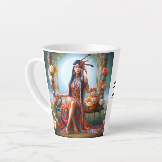 Der Cup der Zuneigung: Sip, Lächeln, wiederholen Milchtasse (Linke Ecke)