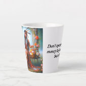 Der Cup der Zuneigung: Sip, Lächeln, wiederholen Milchtasse (Vorderseite)