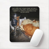 Der Cup und das Brot-Mousepad Mousepad (Mit Mouse)