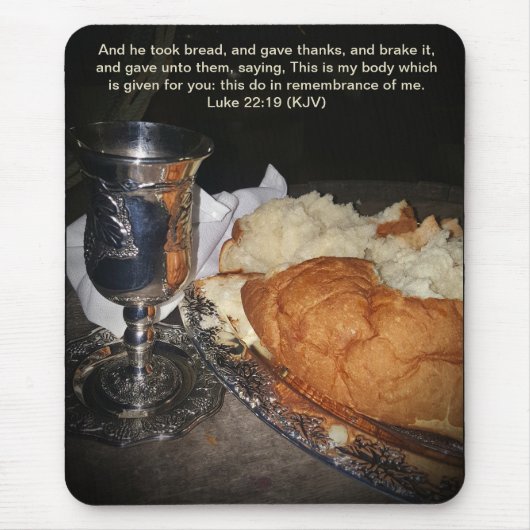 Der Cup und das Brot-Mousepad Mousepad (Vorne)